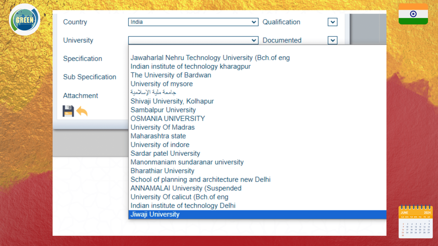 Indian Universities