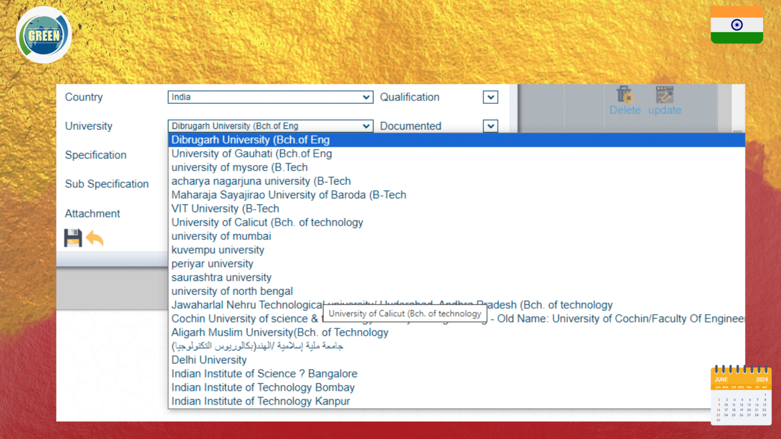 Indian Universities