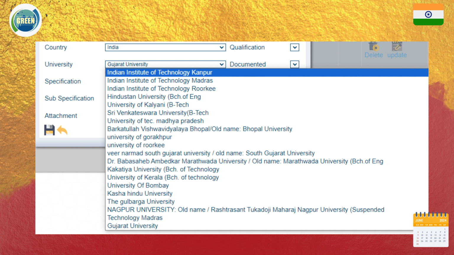Indian Universities