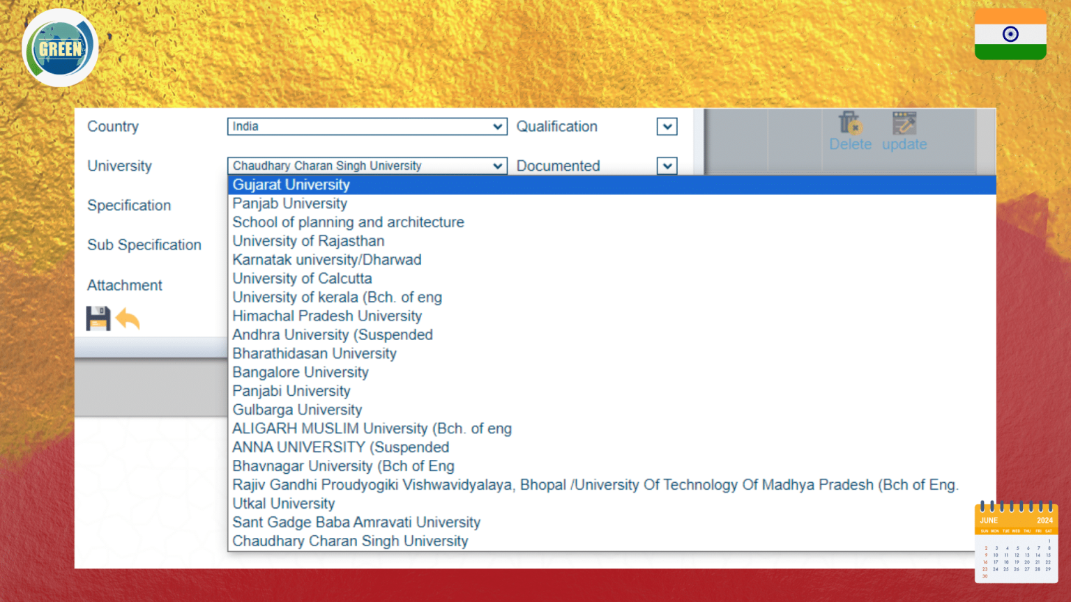 Indian Universities
