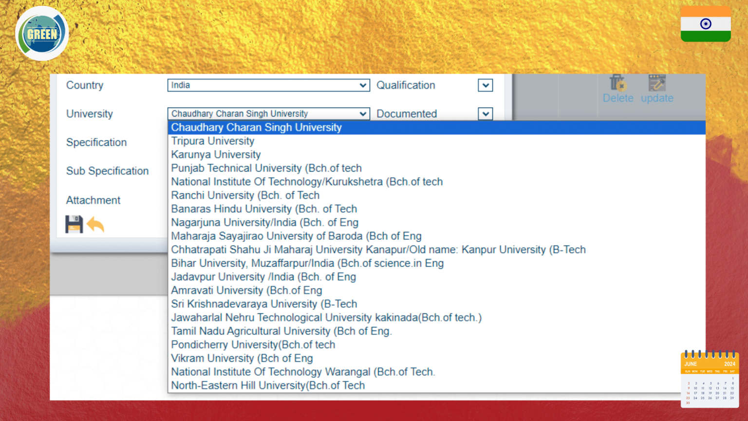Indian Universities
