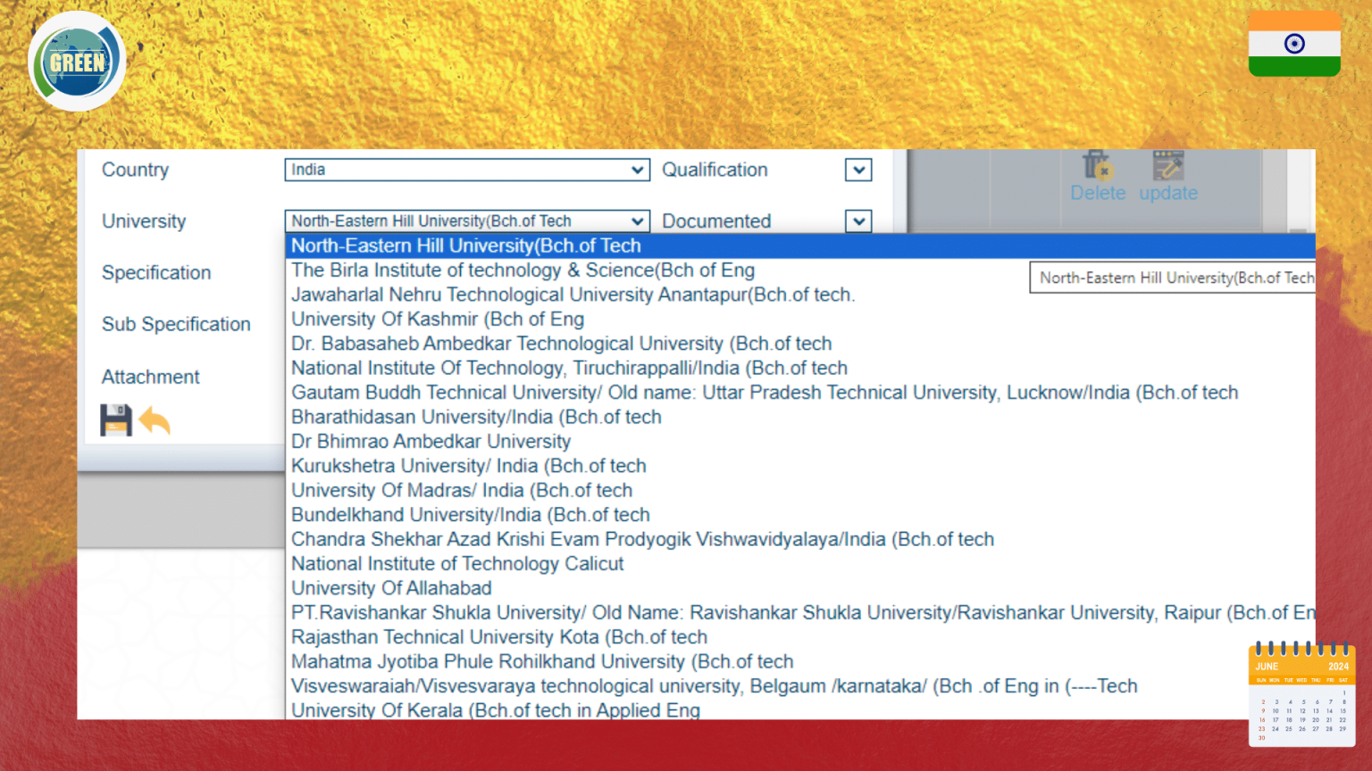 Indian Universities