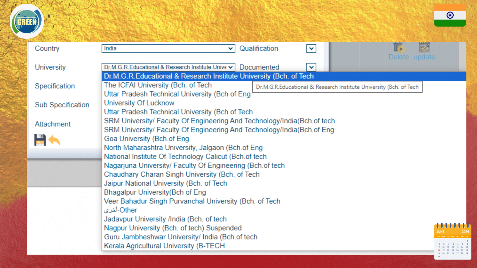 Indian Universities