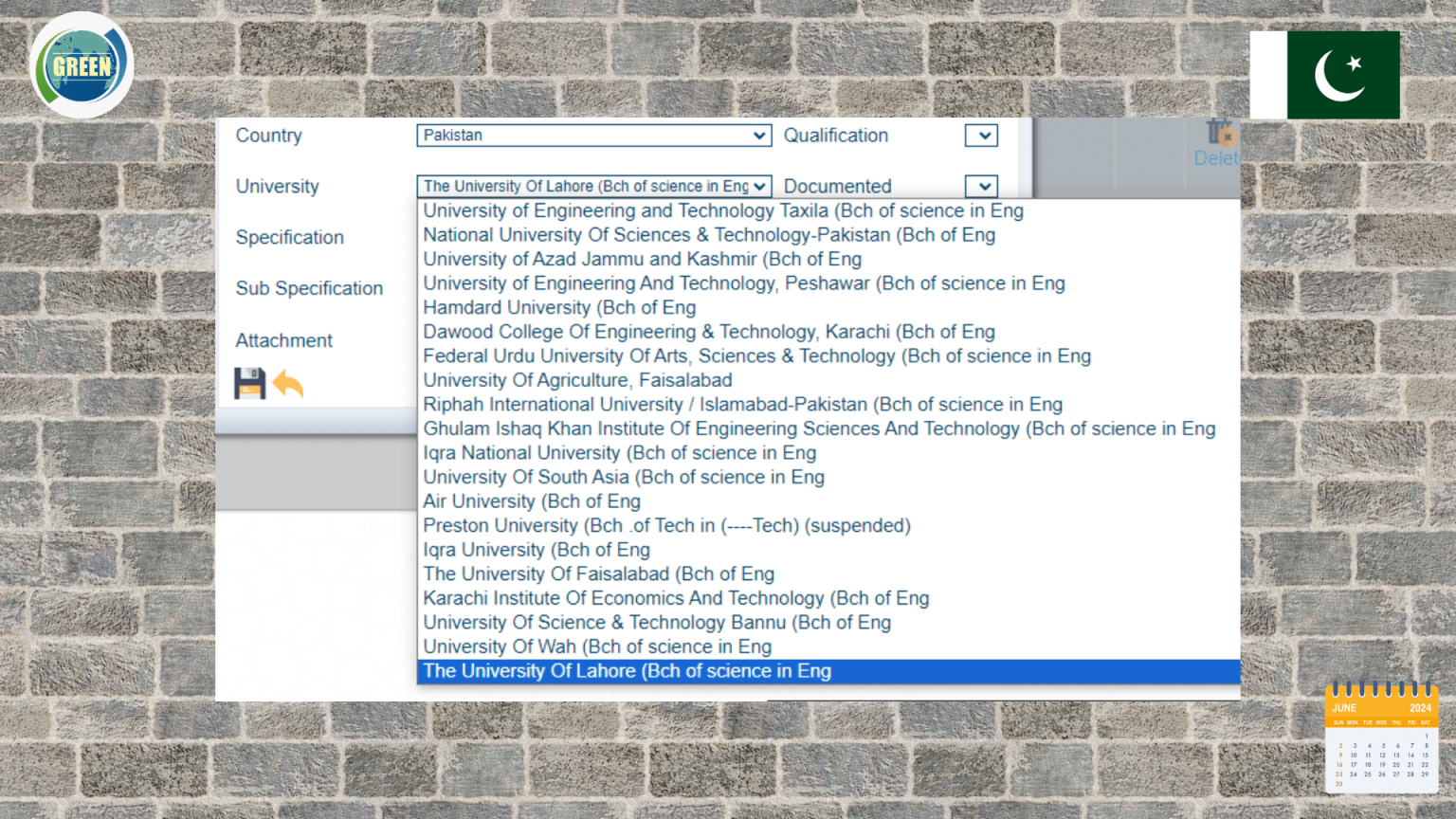 Pakistan Universities