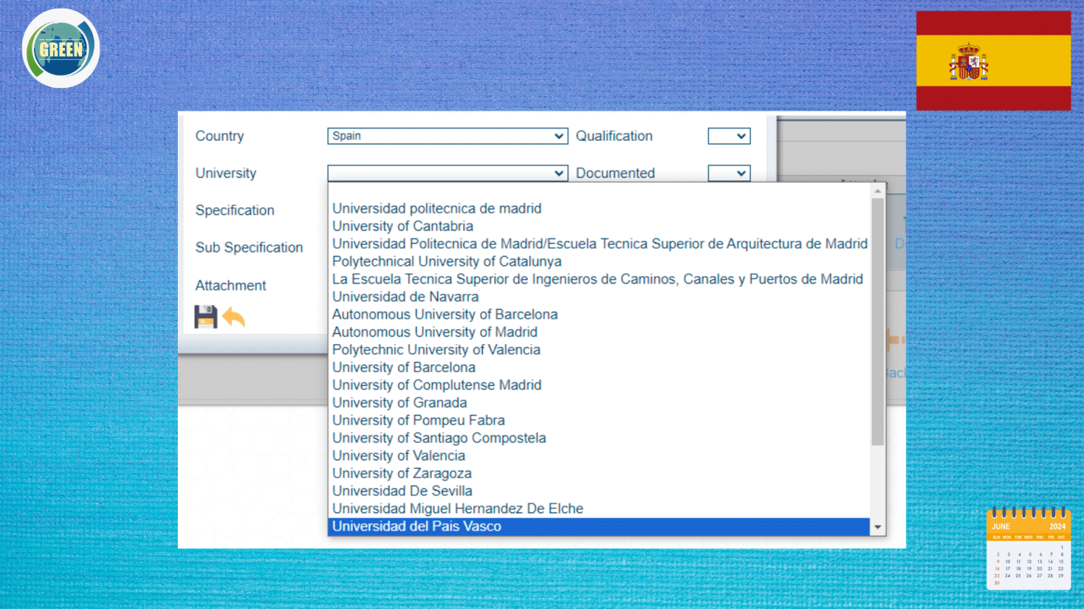Spain Universities