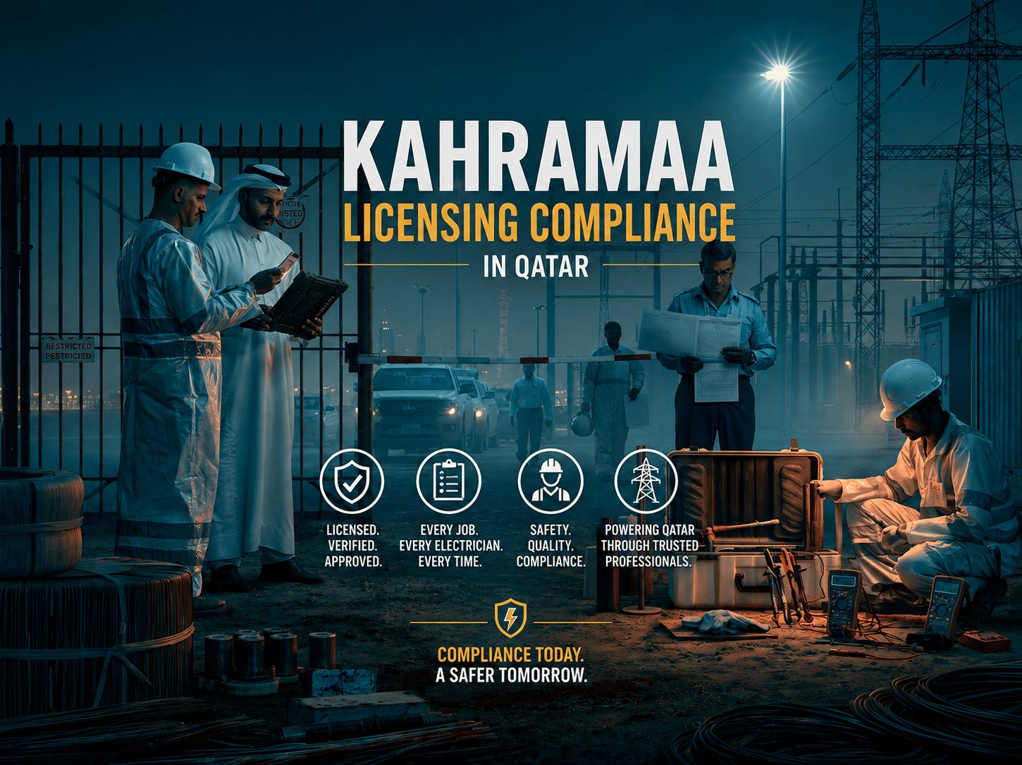 kahramaa license compliance
